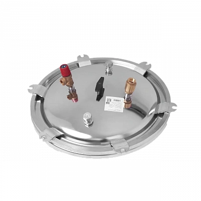 Крышка для автоклава 46л с обратным клапаном и теплообмеником